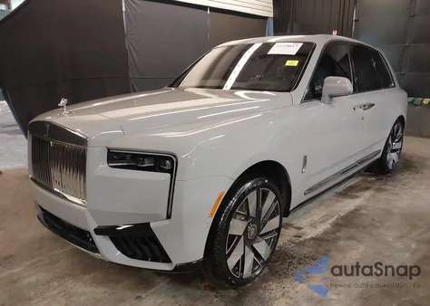 2025 Rolls-Royce Cullinan from USA, damaged, VIN SLA13HA02SU227945
